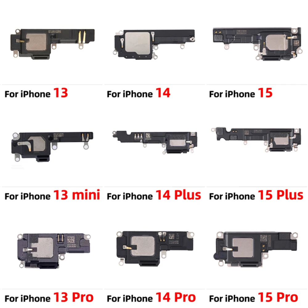 

AiinAnt Phone Bottom Loud Speaker Sound Buzzer Ringer LoudSpeaker Flex Cable For iPhone 12 13 14 15 Pro mini Max Plus Spare Part