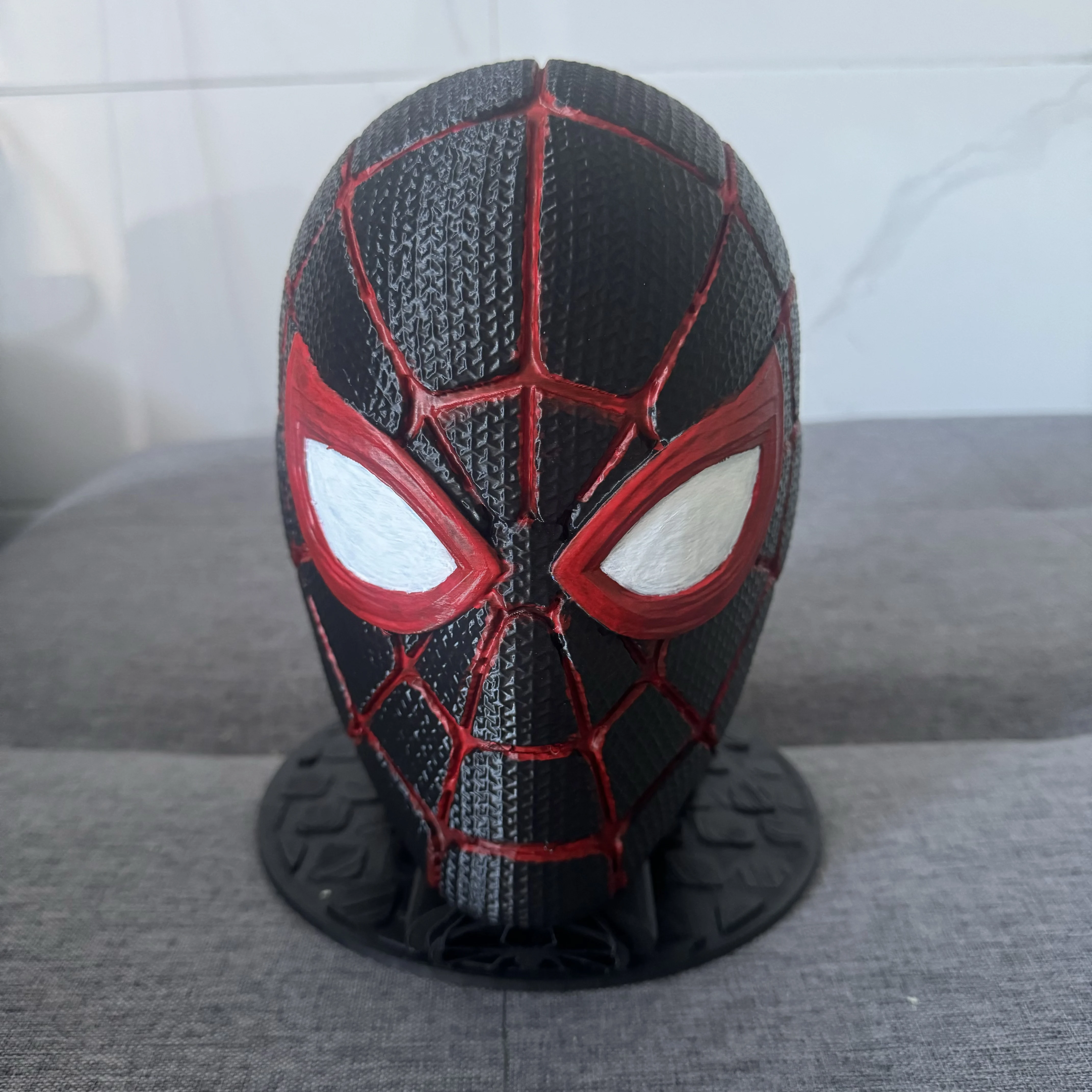 Marvel spiderman Headphone Head 3D Printed Deadpool Headphone Stand Bust Headphone Bracket Collection Birthday Christmas Gift