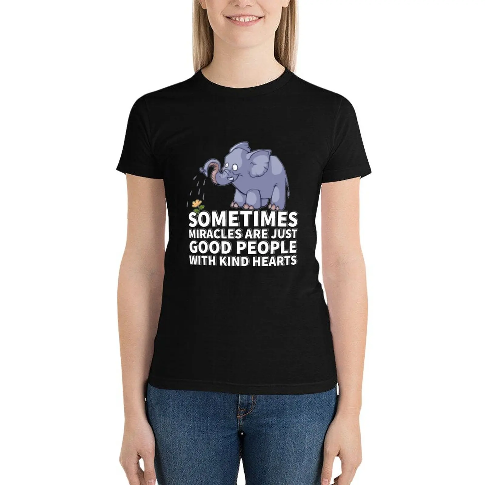 

Sometimes miracles are just good people with kind hearts Le Magnifique - organic cotton T-Shirt