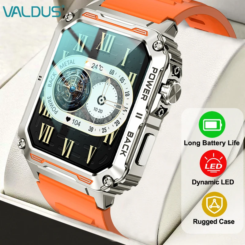 

VD38 Dynamic LED Luminous Effect Smartwatch 1.91 " Large Screen Bluetooth Call Heart Rate Detection Sports Smartwatch