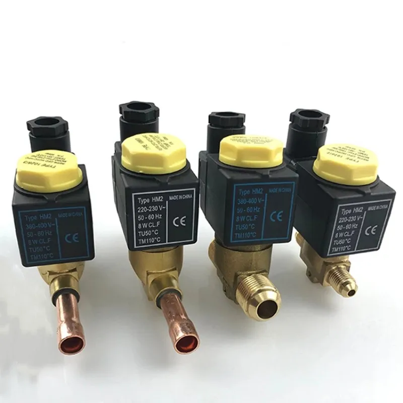 Normally Closed Solenoid Valve Controller Switch 1020-2 1028-2 1064-3 1078-4 One-Way Screw Port/Welding Refrigeration Valve