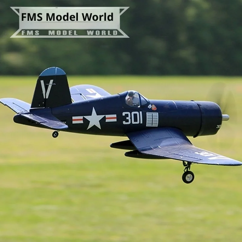 FMS 800 مللي متر F4U قرصان ثابت الجناح القراصنة التحكم عن بعد طائرة حربية لعبة مجسمة للهواة والجامع #2