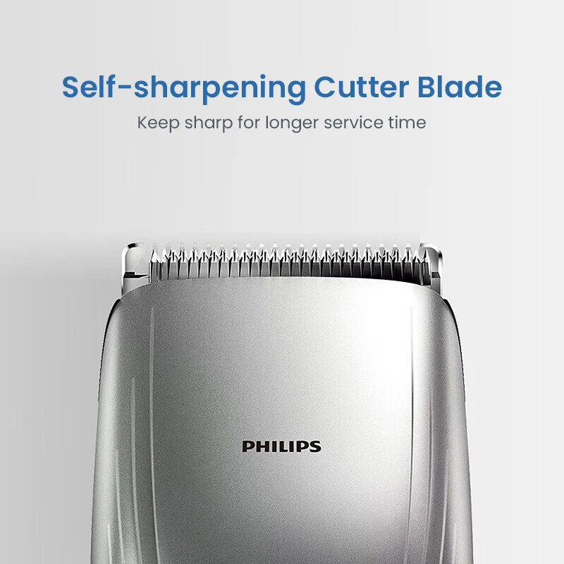 ماكينة قص الشعر فيليبس QC5130 ماكينة قص الشعر الكهربائية 11 تروس قابلة للتعديل طول القطع: 0.5-21 ملم مؤشر بطارية LED من الفولاذ المقاوم للصدأ