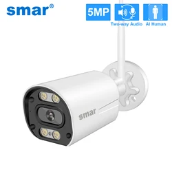 Smar 5MP 3MP Outdoor Wireless IP Camera Human Detection Two Way Audio Full Color Vision Video Surveillance Cam Onvif ICSEE APP