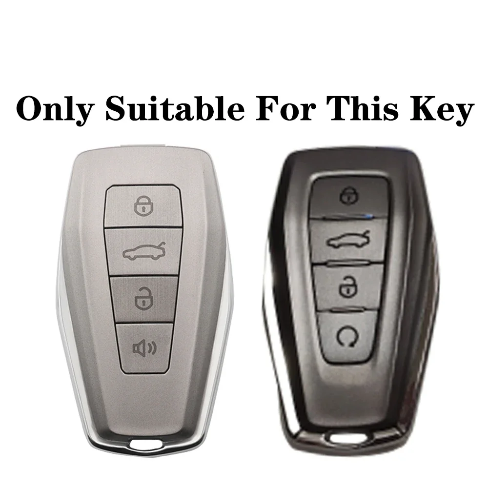 Silicone Car Key Cover Case For Geely Coolray X6 Geometry C Emgrand Global Kulrey Hawk GX7 Okavango Smart Remote Car Accessories