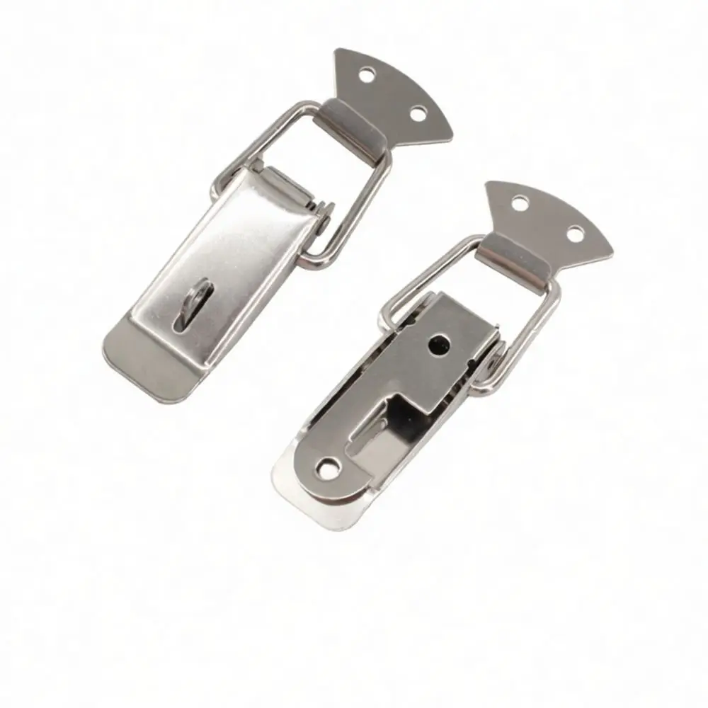 Metal Spring Toggle Latch Hasp For Beehive Case Toolbox Drawer Stainless Steel Heavy Duty Industrial Hardware