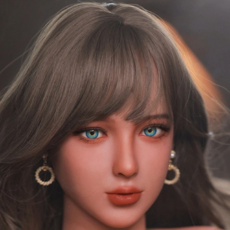 TPE Sex love doll Head with m16 Connector  for 150cm-175cm   sex doll  Oral Sex Toy, Head Only