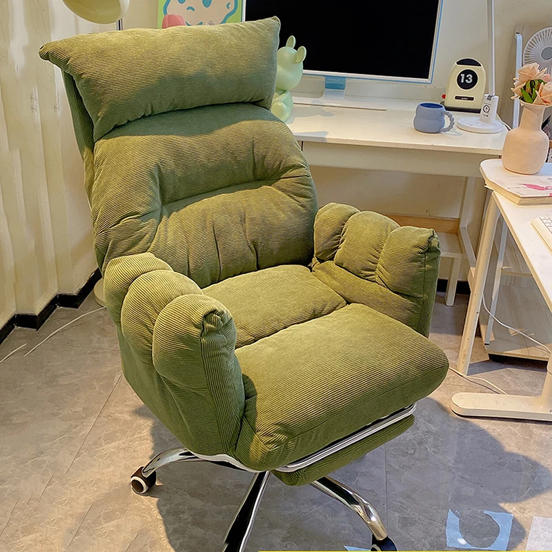 Conference Comfortable Office Chair Executive Lazy Cushion Rocking Office Chair Wheels Rolling Silla Oficina Trendy Furniture