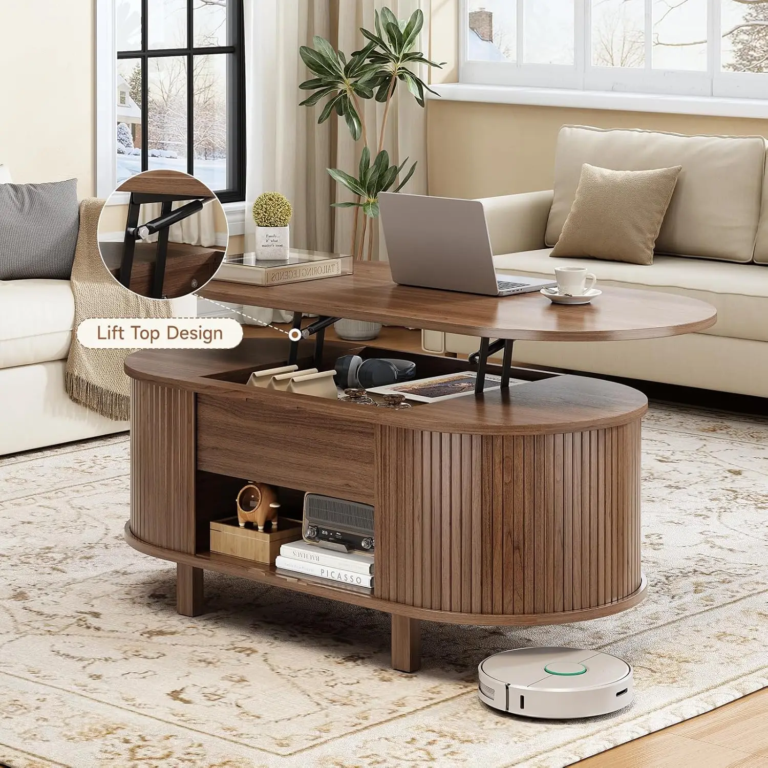 Thumbnail 4 - #8 Latest Lift Top Coffee Tables Offers