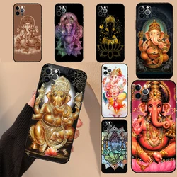 Ganesh Elephant God Funda For iPhone 15 14 13 12 11 16 Pro Max Mini 14 Plus XS Max X XR Phone Case