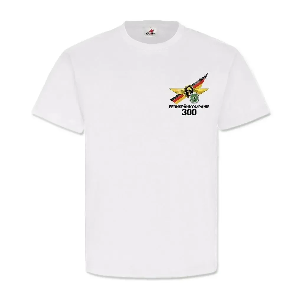 Fernspähkompanie 300 Veteran Typ 2 FSK Bundeswehr Fernspäher T Shirt. 100% Cotton Short Sleeve O-Neck Casual T-shirts Size S-3XL