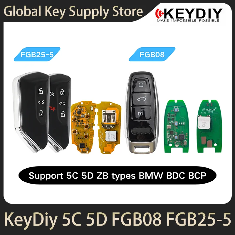 

KeyDiy FGB08 FGB25-5 5C5D BDC2 BDC3 BCP FEM CAS4 ZB type Remote generation Golf Bora Jetta Lavida Passat Magotan A5L KD X4 KD-MP