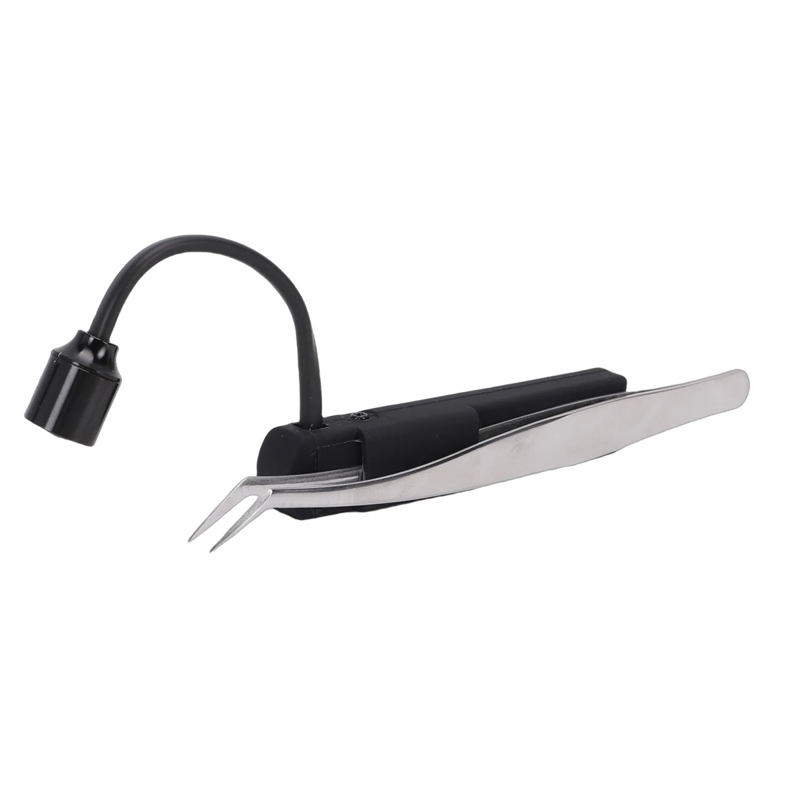 LED Lash Lamp 1W 395nm Fast Glue Curing Light and Portable Tweezers for Eyelash Extension Lash Extension Lamp Lash Tweezers Lamp