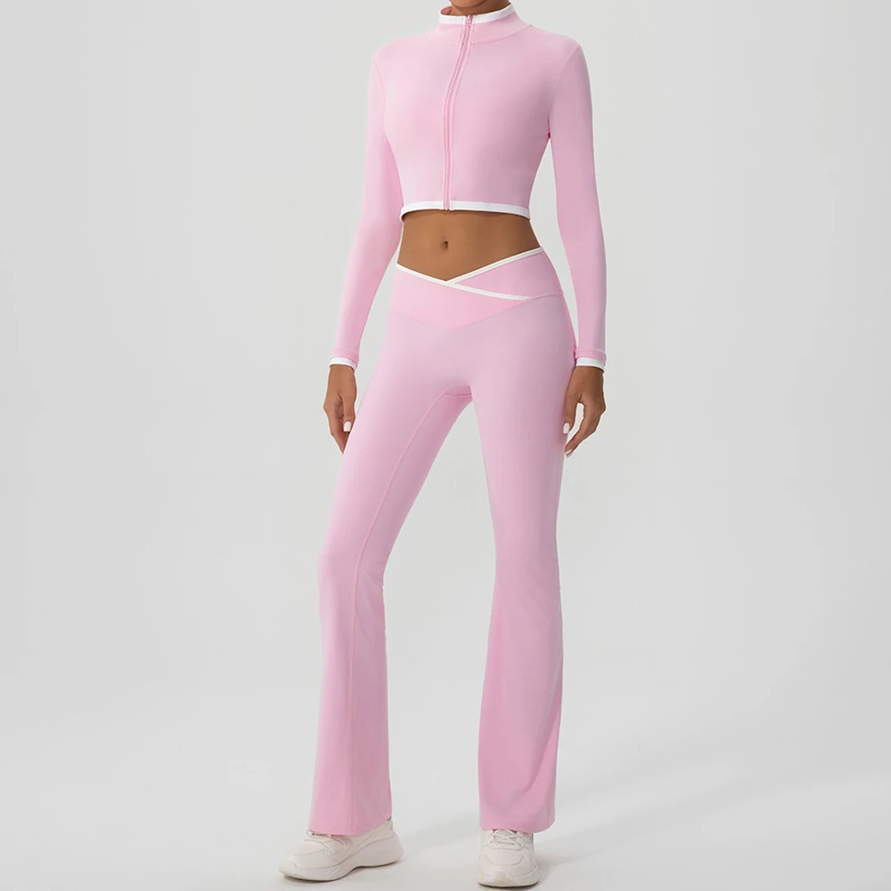 

Yoga Suit 2 Pieces Workout Set Fitness Sportswear Women's Tracksuit High Waist Leggings Sports Bra Athletic Wear Women Clothes