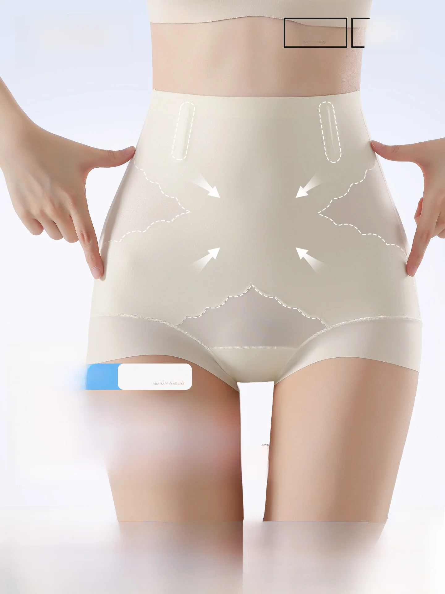 tingmei-ハイウエスト軽量シェイピングパンツ-シルククロッチクロス-クールセンセーション-通気性-シームレス-スリミング-ヒップリフティングパンツ