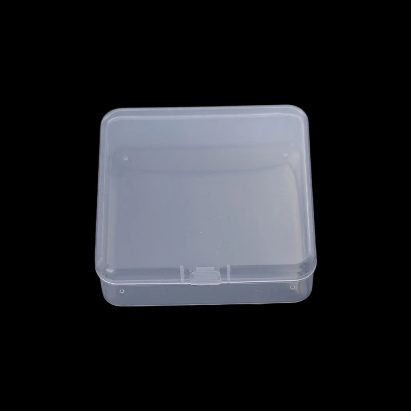 Transparent Storage Box Square Small Items Case Packing Boxes Jewelry Beads Container Sundries Organizer Fishing Tools