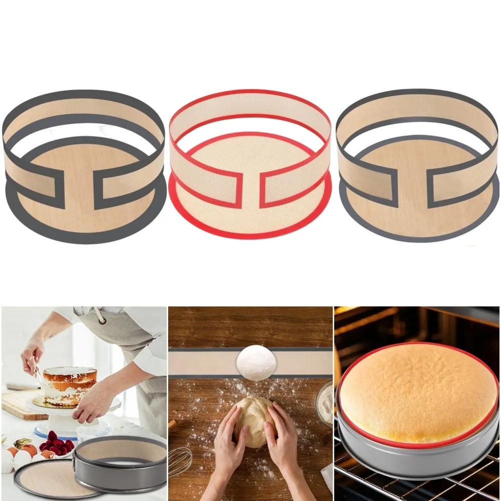 

9 Inch 2pcs Silicone Baking Pads Non-stick Pastry Pads For Baking Cookies Bread, Cupcakes Kitchen, Cake Decoration, Desserts