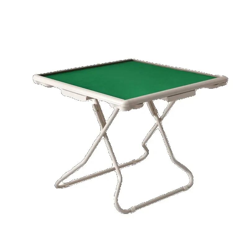 

Mahjong table foldable hand rub multi-functional small chess and card table household simple square table portable