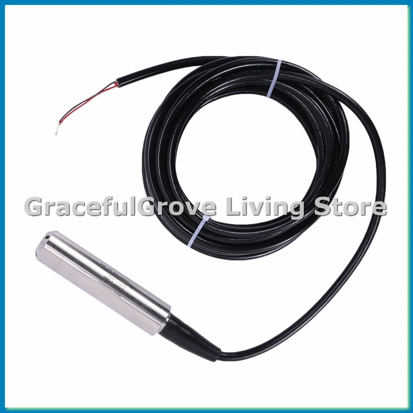 

Submersible Water 4-20MA Liquid Level Transmitter Sensor Fuel Tank Level Sensor Metal Water Liquid Level Sensor-ABFB