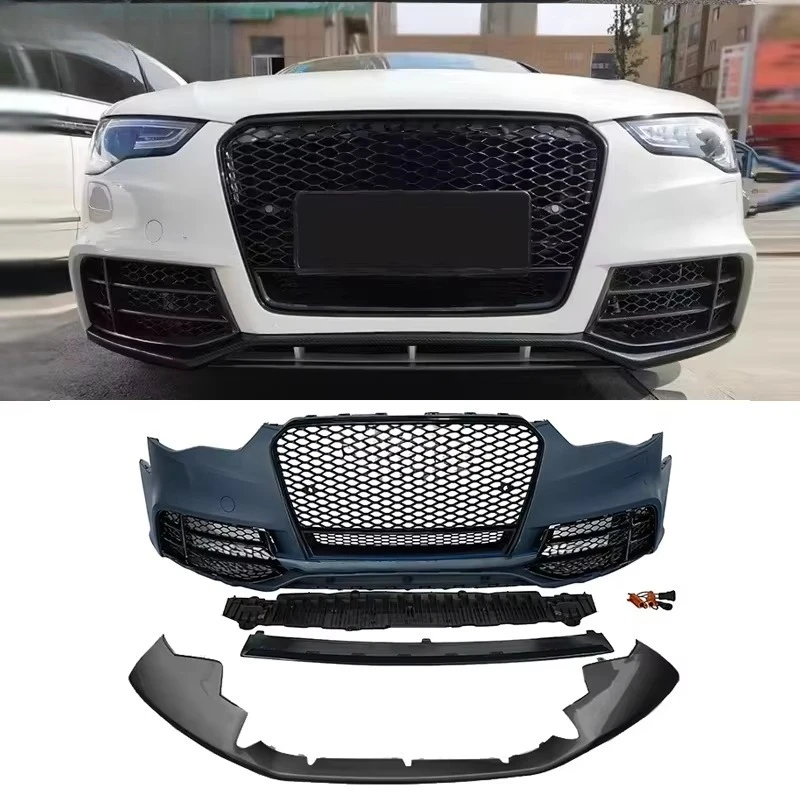 Car A5 S5 B8.5 Front Bumper RS5 Style Front Bumper Body Kit With Grille for Audi A5 S5 B8.5 2012-2016