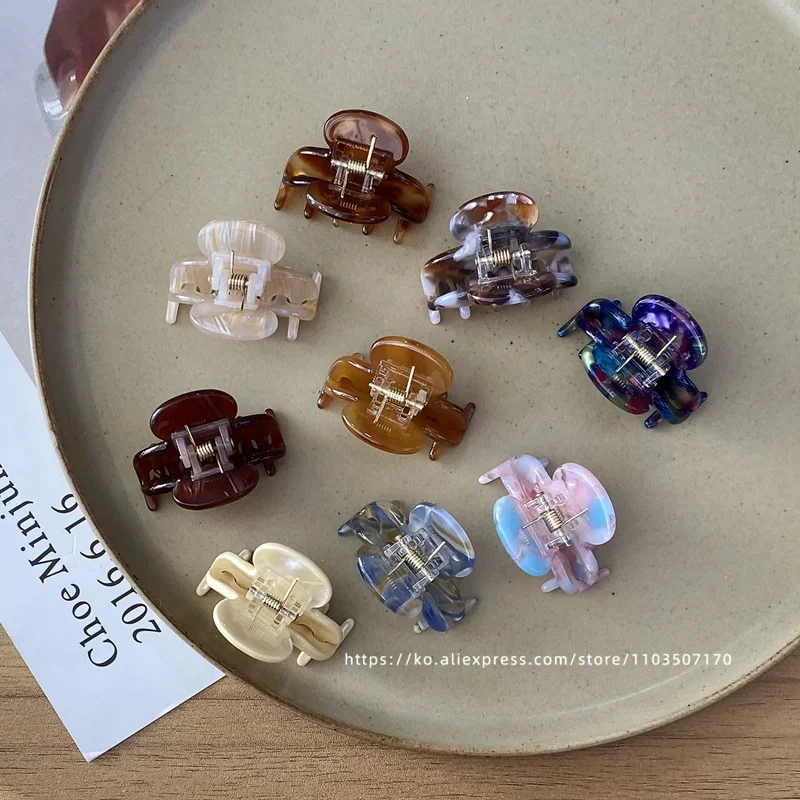 Korean France Home High Quality Bang Clip Fritillaria Leopard Pattern Small Hair Grab Clip Broken Hair Clip