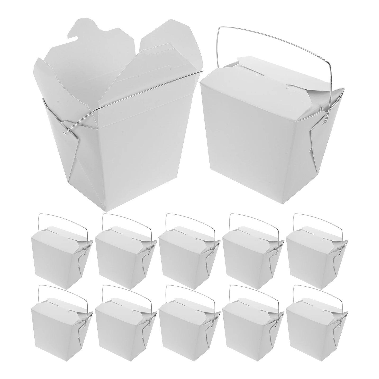 

Wedding Takeaway Food Box Chinese Out Boxes for Parties Fried Rice Handle Containers