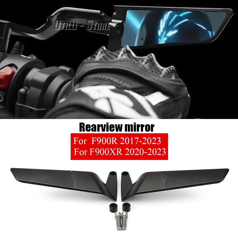 

For BMW F900R 2017-2023 F900XR 2020-2023 F900 R XR Motorcycle Mirror Modified Wind Wing Adjustable Rotating Rearview Mirror