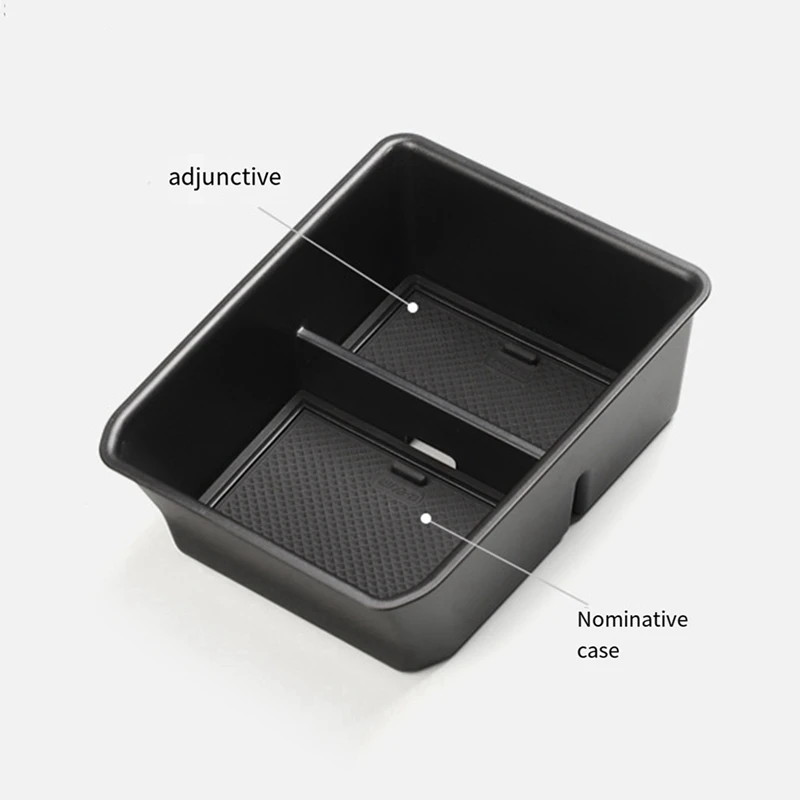 Suitable For  Q5/Q4 Etron Armrest Box Storage Box, Water Cup Holder Special Modification Accessories