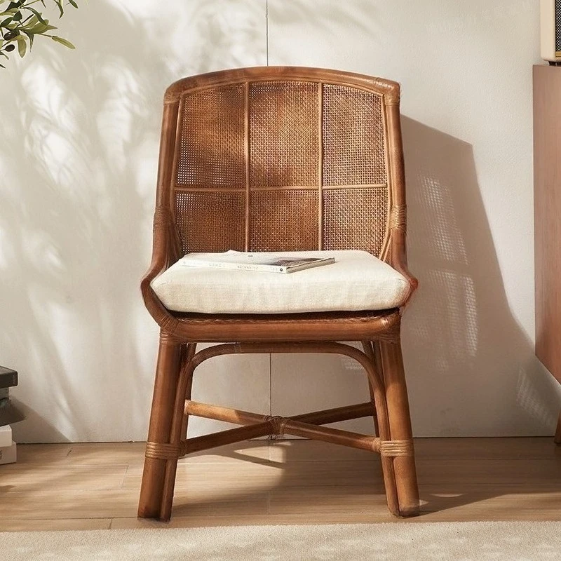 For True Vine Chair, Retro Casual Single Chair, Restaurant Dining Chair, Homestay Tea House Chair
