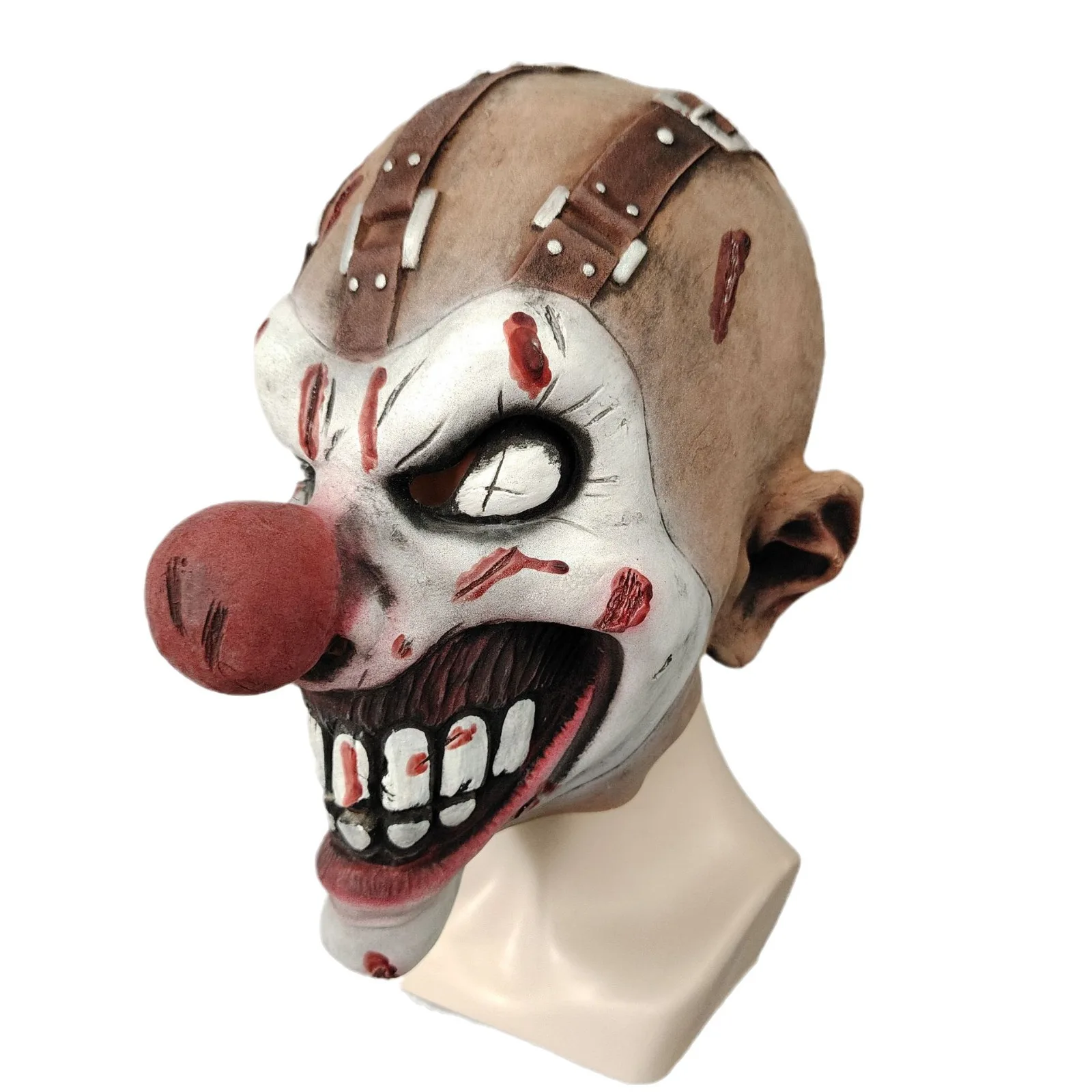 Masque en Latex pour Halloween, Costume de Clown