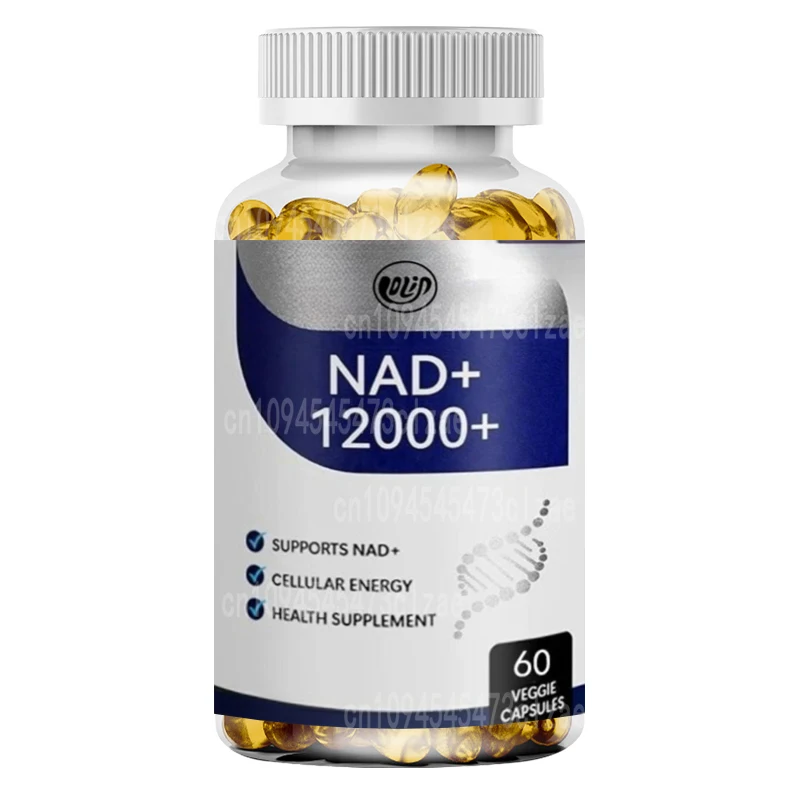 NAD Supplement Containing Resveratrol and Quercetin, Supports Healthy Cells and Aging -60 Capsules