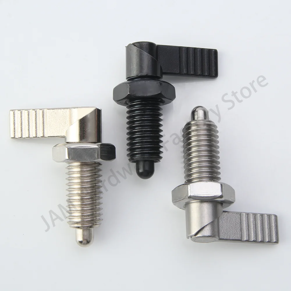 Good Quality MJ227 L-Shaped Handle Quick Lock And Release Lock-out Spring Plungers Indexing Plungers Spring Screw With Lock Nut