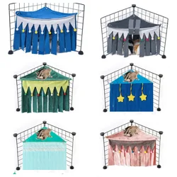Tassel Strip Pet Tent Hideout Hideaway Guinea Pig Hamster Hedgehog Hammock Curtain Small Pets Hanging Bed Corner Nest Mat House
