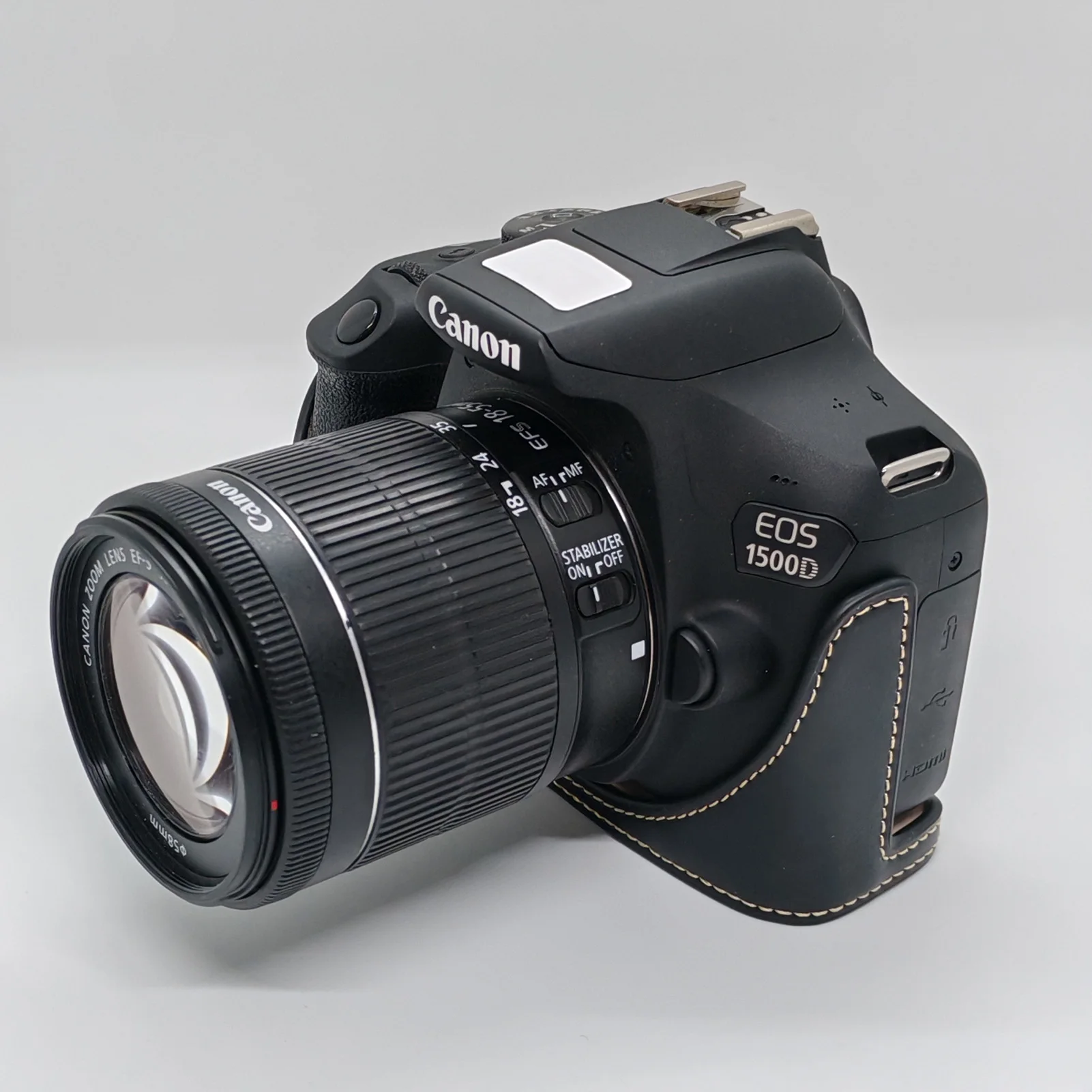 حافظة جلدية نصف حافظة لكاميرا Canon Eos 1300D 1500D 550D 500D Rebel T6 T7 T1i T2i #3