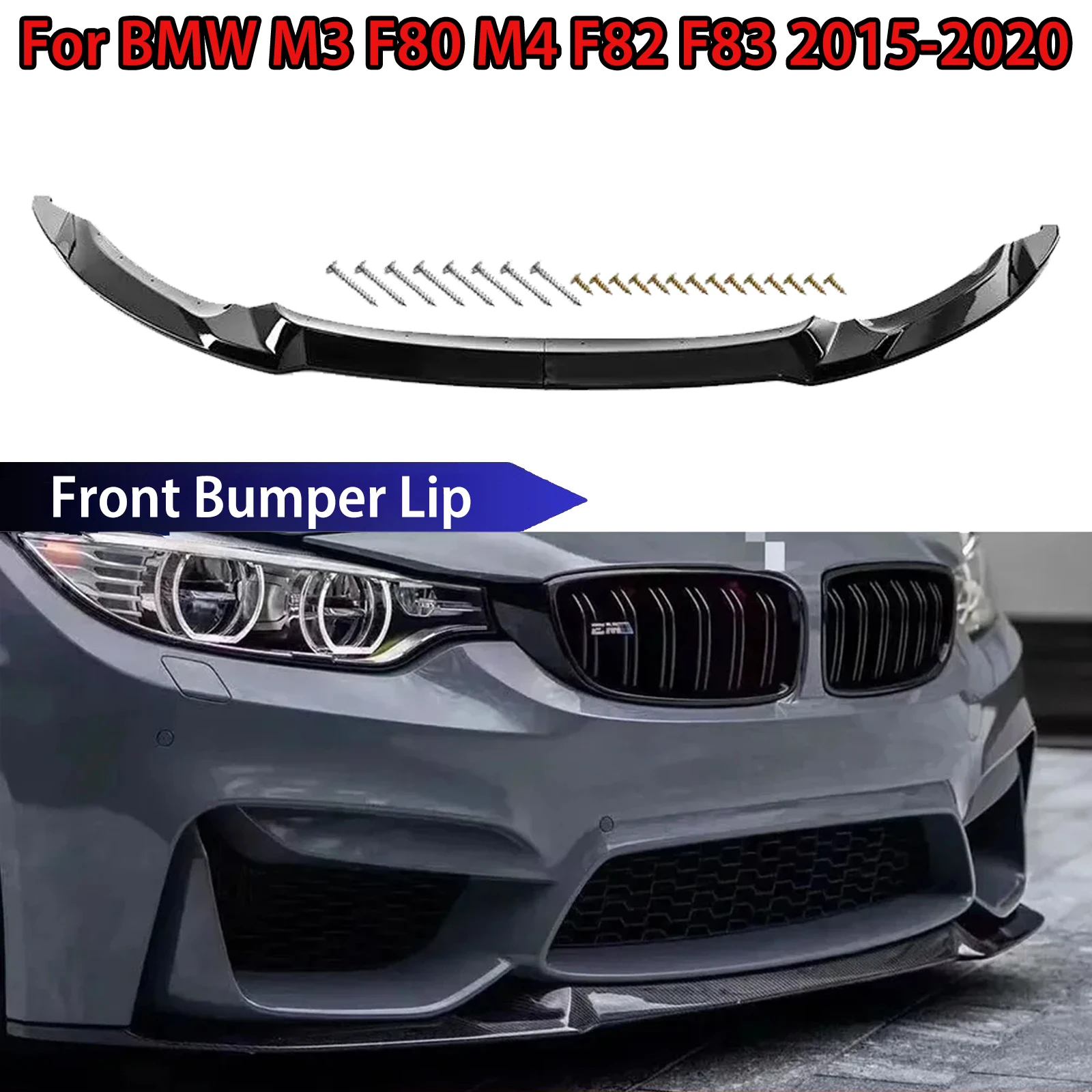 

Для BMW M3 F80 M4 F82 F83 2015-2020 передний бампер, губа CS, стиль, разветвитель, диффузор, спойлер, модификация, внешняя настройка, автозапчасти