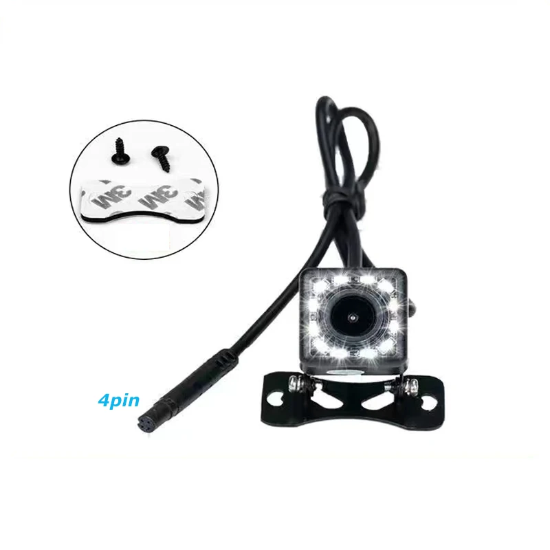 

4 Pin HD Car Rear View Camera Reverse 12LED Night Vision Video Camera 170 Degree For Car Parking Camera Car Accessories