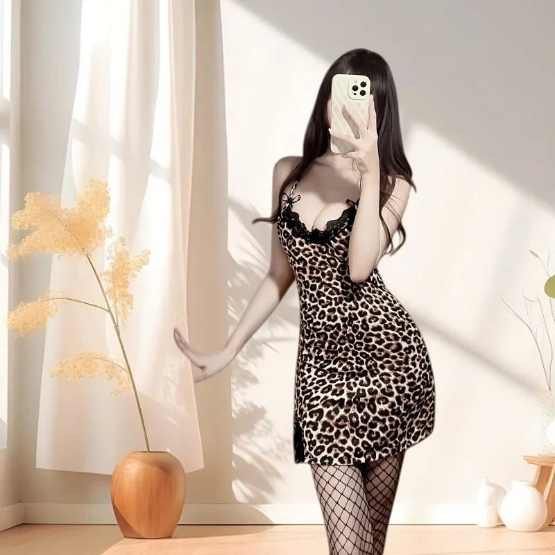 

Women's Sexy Nightgown Flirting Hot Lingerie Set Role Play and Temptation One Size Birthday Gift