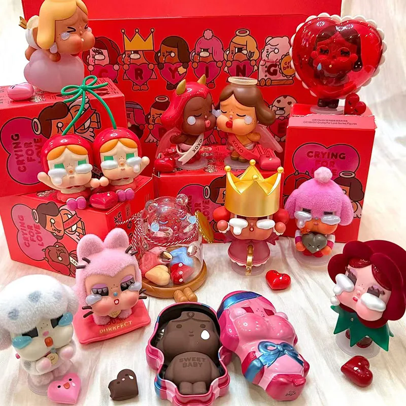 

CRYBABY CRYING FOR LOVE Series 100% Original Blind Box Toy Guess Bag Mystery Box Mistery Caixa Action Figure Surpresa Cute Model