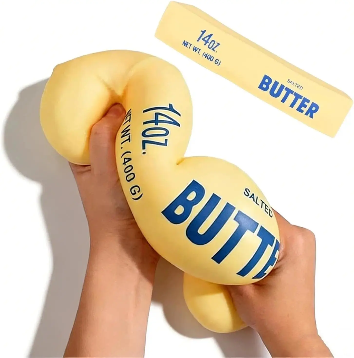 Large Giant Butter Squishy Soft oft Slow Rebound Butter Stick Silicone Squeeze Stress Relief Gadget Office Anti-Anxiety Gifts