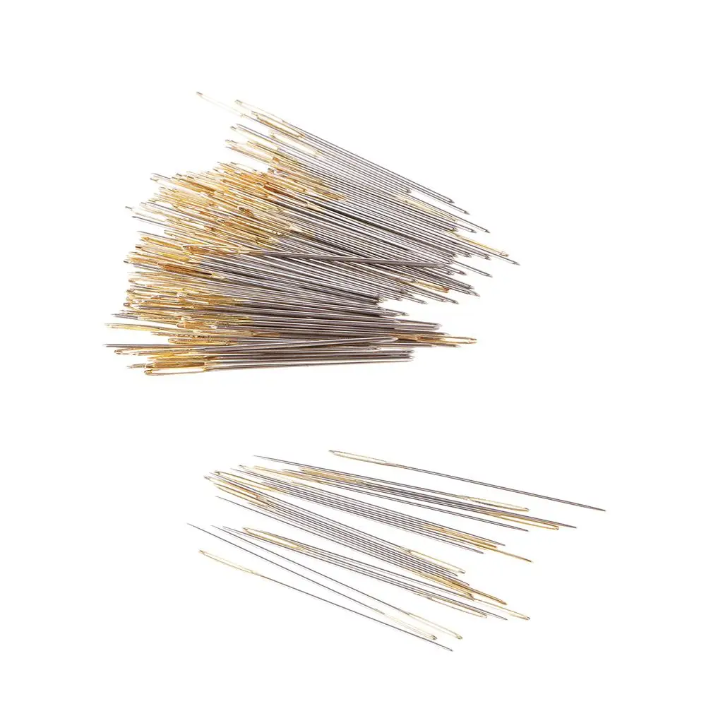 

Large Eye Embroidery Cross Stitch Needle Set Stainless Steel Hand Sewing Needle Knitting Accessory for DIY Sewing Craft