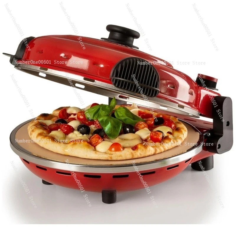 Pizza Electric Grill Pan 1200W High Power 5 Cooking Levels Multi Function Electric Skillet Baking