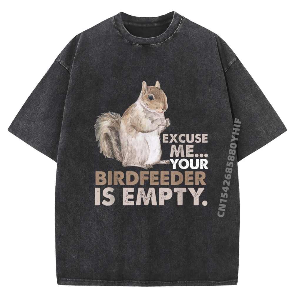 

Повседневные мужские футболки с изображением белки, возбуждайте меня вашу кормушки для птиц, забавная футболка, мужская удобная стираная одежда высокого качества
