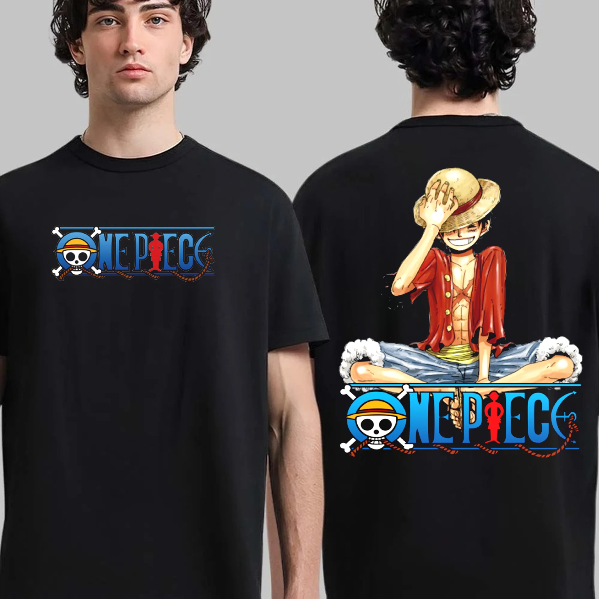 One Piece Anime T Shirt Men Women Cotton Short Sleeve Tee Tops 2026 Summer Luffy Zoro Sanji Graphic Print Streetwear Casual Y2k