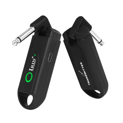 IRIN IN-70 sistema inalámbrico de guitarra transmisor receptor incorporado recargable UHF transmisor inalámbrico para bajo de guitarra eléctrica