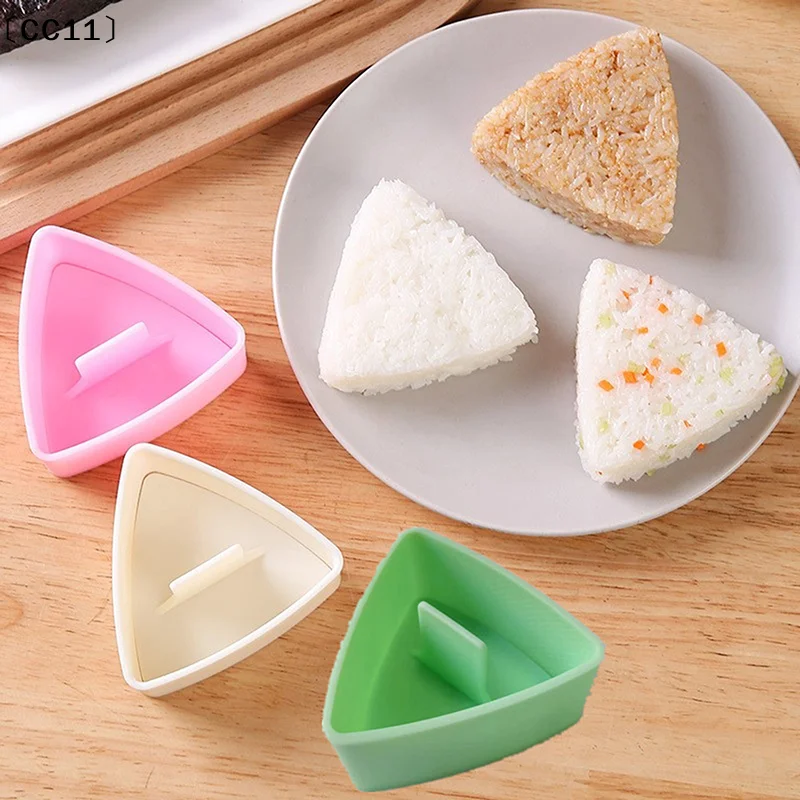 maveraCC11 Stampo Onigiri Triangular, utensilios de cocina, Kit de cocina, prensa de Sushi, práctico Japón, accesorios Bento DIY, bolas de arroz