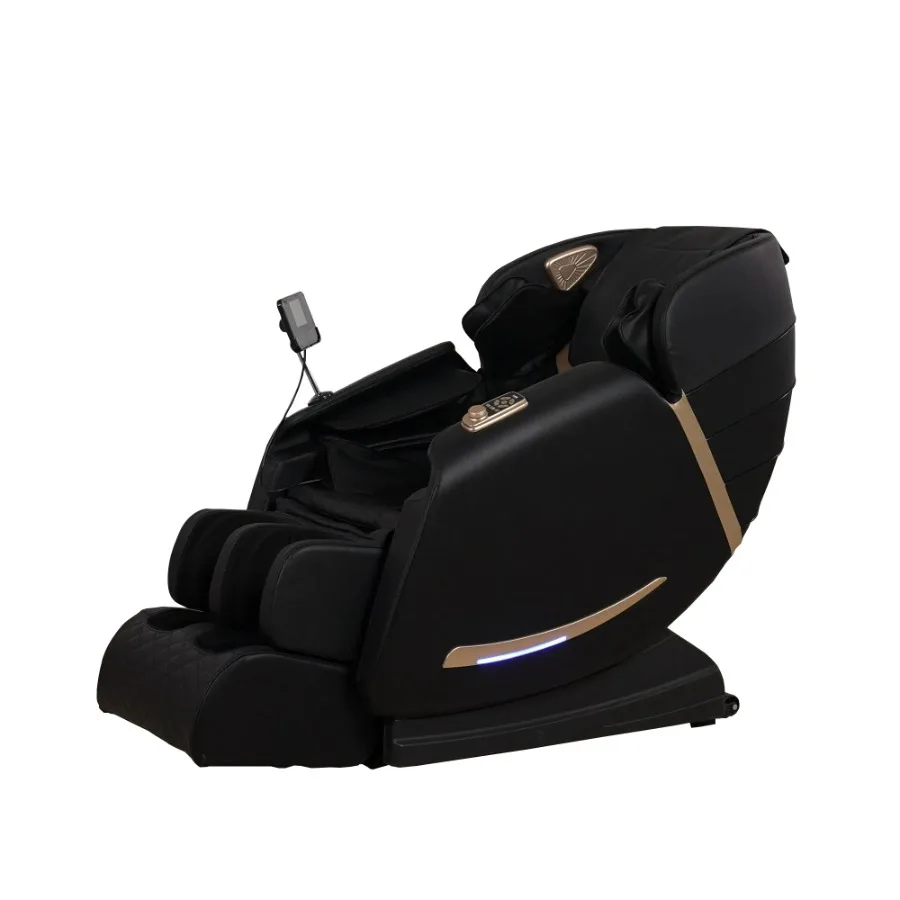 Zero Gravity Full Body Massage Chair with Large Screen and Rotary Control Spot Kneading Heating Airbag Coverage Suitable for Ho