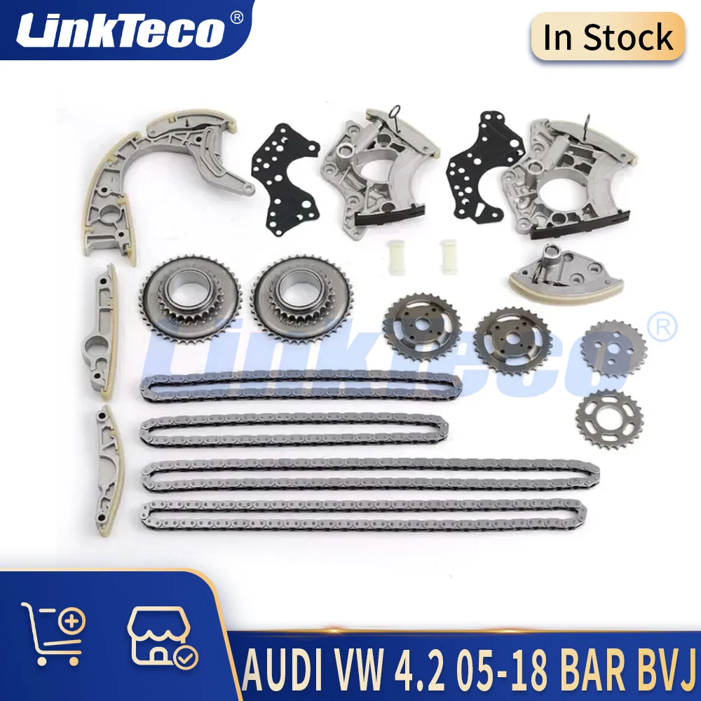 Engine Parts Timing Chain Kit 05-18 4.2 L V8 Gas BAR CNDA BNS CFSA BVJ For AUDI A4 A5 A6 A7 A8 Q7 R8 RS5 VW 079109217R Quattro