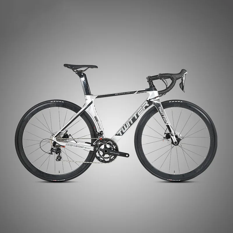 22 Speed Double Disc Break Wind Road Bike Outdoor Men's and Women's Cycling Race Carbon Fiber Road Bike