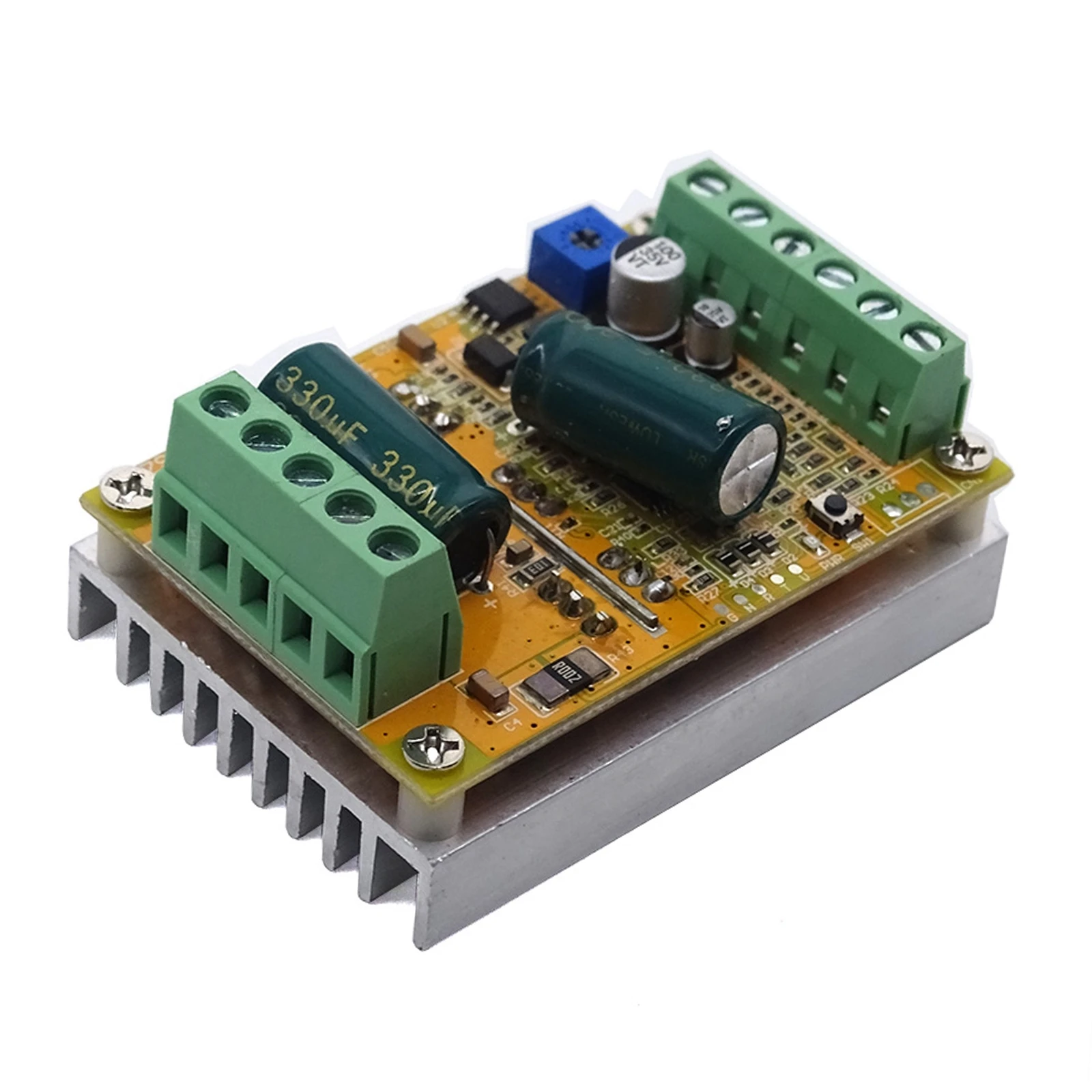 DC 6-50V 3-Phase Brushless Motor Controller (NO Hall) PWM PLC Reversible Driver BLDC PWM PLC Driver Board