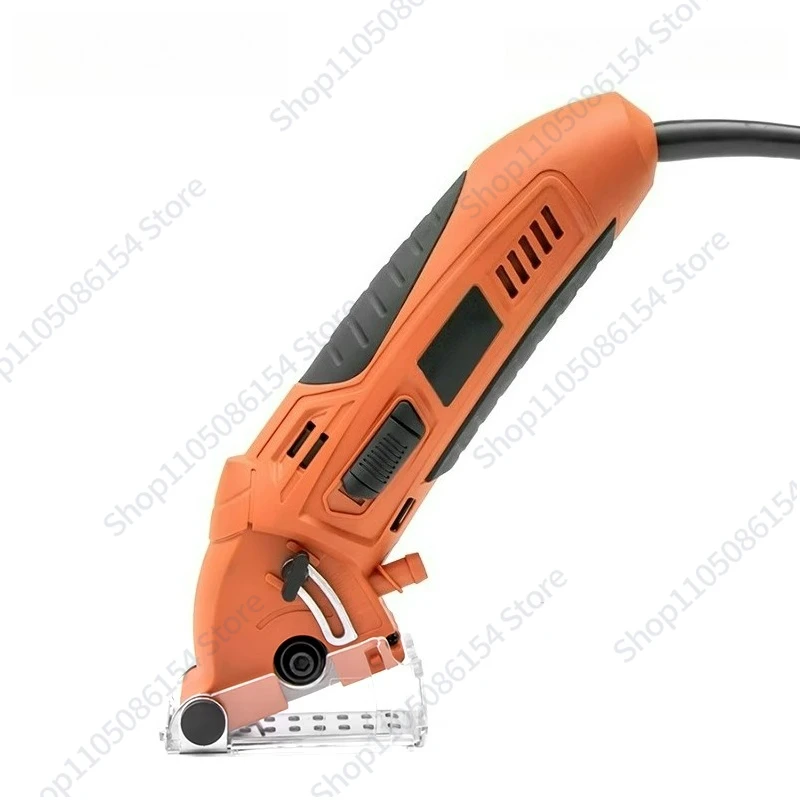 منشار دائري صغير محمول باليد 400 واط مع 3 شفرات منشار ومحول فراغ كهربائي لتقوم بها بنفسك آلة قطع الخشب والمعادن